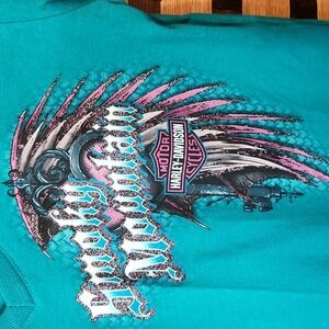 EUC! Harley Davidson Sparkle Tshirt